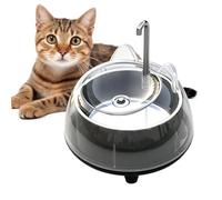 Pet Water Fountain - 2L Large Capacity Stainless Steel Top, Ultra Quiet Automatic Pump, USB Powered Energy Saving Design, Multi-Stage Filtration Layers | Cat Water Fountain For Animal Kitten Puppy Med
