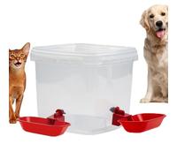 Pet Water Fountain,3L Versatile Dog Waterer - 18.5x18.5x15.3cm Effortless Dog Water Fountain - Multi-Pet Hydration Solution, for Home Dorm Office Apartment Bedroom Living Room