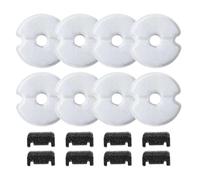 Pet Water Fountain Filter - 16 Pack Cotton & Sponge Kit | Remplacement du filtre carré de 10,5 cm | 8 filtres + 8 éponges - Purification haute densité pour l'hygiène 'abreuvoir de la pompe d