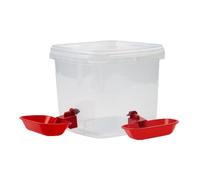 Pet Water Fountain - PP, 3L | Cat Water Feeder Large-Capacity Drinking Fountain | Multi-Functional Pet Feeder Poultry and Livestock Waterer for Home Farm and Kennel