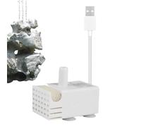 Pet Water Fountain Pump - ABS 4,1 x 3,9 x 3 cm | Submersible Mini Water Circulation Pump For Aquarium, Fish Tank, Rockery Fountain | Energy-Saving 5 V 3 W 150 L/H avec 50 cm Head