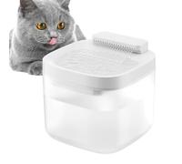 Pet Water Fountain, Silent Cat Drinker, Automatic Dog Water Dispenser, 7.09x7.09x6.1 inches, Large Capacity Tank, Ultra-Quiet Pump, Ideal for Kittens, Puppies, and Small Pets