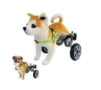 Pet wheelchair Fauteuil roulant for animaux de compagnie à 2 roues, fauteuil roulant réglable for chien for handicap des pattes arrière, paralysie, blessure, faiblesse des membres postérieurs (Size :