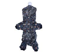 Pet Winter Clothes for Dogs & Cats | Warm Flannel Pajamas with Easy Buckle | Cozy Jumpsuit for Small Animals/Indoor Apparel/Cold Weather (XS)