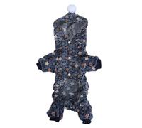 Pet Winter Clothes for Dogs & Cats | Warm Flannel Pajamas with Easy Buckle | Cozy Jumpsuit for Small Animals/Indoor Apparel/Cold Weather (M)