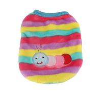 Pet Winter Sweater | Warm & Breathable Dog Cat Jacket | Rainbow Cartoon Pattern for Small/Medium/Large Breeds | Easy on & Off (XS)