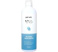 pet wiz Additif d'eau dentaire pour chiens et chats | Combat la mauvaise haleine | Élimine la plaque dentaire et le tartre | Favorise des gencives saines | 1000 ml