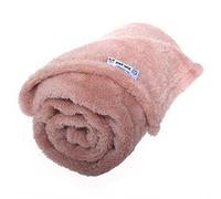 pet wiz Couverture polaire douce et moelleuse pour chats et chiens | Jeté chaud pour animal de compagnie, lavable en machine, couverture de lit et voyage | Protège les meubles | Rose, taille L, 100 x