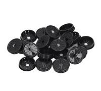 Petal Shaped Cable Grommet, 100Pcs Wire Grommets Hole Cover Set, PA66 Material with Excellent Insulation and Fireproof Performance, for Distribution Box, Electrical Appliances, and (RSB-40)