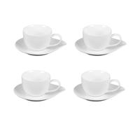 Coffret de 4 tasses à thé avec sous tasses 20 cl Pétale Table passion