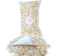 PETALES BOHEME - 1 Litre Confettis de Mariage Biodégradables - Fleurs séchées en Vrac - Hortensia bleu Jasmin blanc ivoire | Décoration Champêtre - Petales a Jeter Mariage - Artisanat France (Lagon)