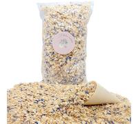 PETALES BOHEME - 1 Litre Confettis Mariage Biodégradables - Fleurs séchées en Vrac - Petales de Jasmin et Bleuet | Décoration de Table Champêtre - France (ivoire,bleu)