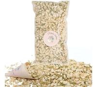 PETALES BOHEME - 1 Litre Confettis Mariage blanc ivoire - Fleurs séchées en Vrac Jasmin | Décoration Champêtre - Petales a Jeter Mariage - France - France (Ivoire et Blanc)