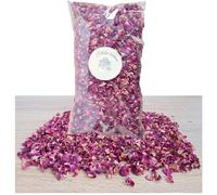PETALES BOHEME - 1 Litre Pétales de Fleurs séchées en Vrac : Pétale de Rose Rouge- Naturel | Confettis Mariage - Décoration Table Champêtre - Petales a Jeter Mariage - France (Rose Rouge)