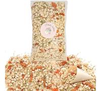 PETALES BOHEME - Confettis Mariage Orange Blanc Fleurs séchées Naturelles - 1 litre : Lys Jasmin | Décoration Bohème Champêtre - Petales de rose a Jeter Mariage - France (Orange,blanc)