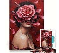Pétales de Passion Puzzle de 1000 pièces pour Adolescents, Jeu de réflexion apaisant, découpe de qualité supérieure, Cadeau de Noël (38x26cm)