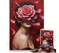 Pétales de Passion Puzzle de 1000 pièces pour Adolescents, Jeu Mental, Moment de détente, découpe de qualité supérieure, Cadeau Artistique (38x52cm)