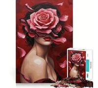 Pétales de Passion Puzzle de 1000 pièces pour Adultes Renforce la mémoire Moments Chaleureux Bords Nets Cadeau Exquis (50x75cm)