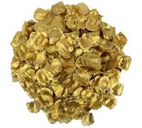 Pétales de rose en soie - Lot de 1000 pétales de fleurs artificielles pour décoration de table de mariage, confettis de fête romantique (bleu clair (blanc avec dar)