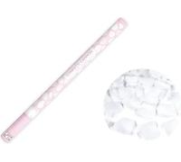 Pétales de roses blanches confetti tube 80cm