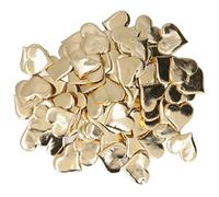 Pétales en Forme de Coeur Confettis en Forme de Coeur Romantique Rempli de Mousse Décorative pour Anniversaire de Mariage Anniversaire Saint Valentin Matériau Éponge Polyester 3,5 (Or)