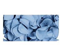 Pétales En Papier, 2,5cm 10g, Bleu Clair