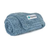 PetAmi Couverture imperméable et Moelleuse pour Chien de Petite et Moyenne Taille - Douce et Chaude - en Sherpa - Anti-Pipi - Réversible - pour Chat et Chiot - Lavable