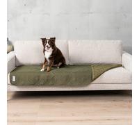 PetAmi Couverture imperméable pour chien et chat - Couverture matelassée antidérapante pour animal domestique - Couverture douce et lavable - 76,2 x 178 cm - Vert olive