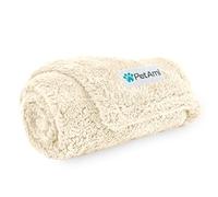 PetAmi Couverture Moelleuse et imperméable en Polaire Douce et Chaude pour Petits Chiens et Chats, crème, 61 x 81 cm