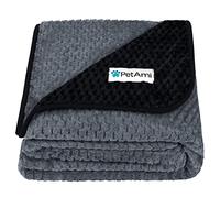 PetAmi Couverture Polaire imperméable pour Chien de Petite, Moyenne et Grande Taille - Couverture texturée gaufrée - Couverture réversible en Peluche Douce et Moelleuse - Taille XL - 152,4 x 203,2 cm