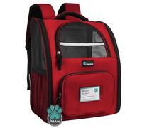 PetAmi Sac à Dos de Transport ventilé pour Petit et Grand Chat, Animal de Compagnie, Chiots, Sac à Dos de randonnée ventilé pour Animal de Compagnie, Sac de Voyage approuvé par Les compagnies