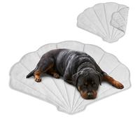 PetAmi Tapis rafraîchissant pour chien et chat - En forme de coquillage - Couverture rafraîchissante réversible en nylon doux - Pour chiens et chats - Utilisation en été - Toutes saisons Q-Max > 0,3