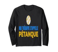 Pétanque Amour Therapy Sport Passion Joueurs Manche Longue