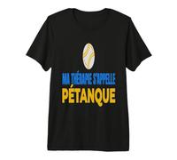 Pétanque Amour Therapy Sport Passion Joueurs T-Shirt Haut de Gamme