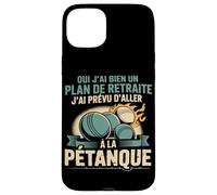 Pétanque Boules Joueur Sport Bowling Compétition Hommes Coque pour iPhone 15 Plus
