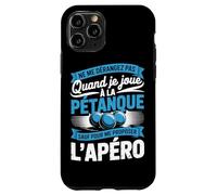 Pétanque Bowling Joueur Sport Boules Compétition Amusant Coque pour iPhone 11 Pro