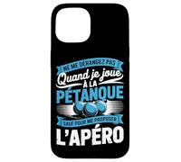 Pétanque Bowling Joueur Sport Boules Compétition Amusant Coque pour iPhone 15