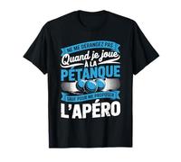 Pétanque Bowling Joueur Sport Boules Compétition Amusant T-Shirt