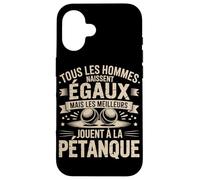 Pétanque Bowling Joueur Sport Boules Compétition Hommes Coque pour iPhone 16