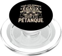 Pétanque Bowling Joueur Sport Boules Compétition Hommes PopSockets PopGrip pour MagSafe