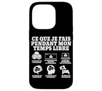 Pétanque Bowling Sport Boules Joueur Compétition Hommes Coque pour iPhone 14 Pro