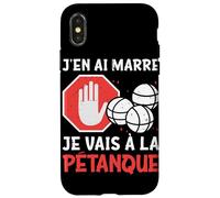 Petanque J'en AI Marre Je Vais A La Petanque Coque pour iPhone X/XS
