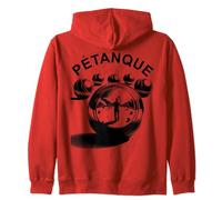 Pétanque Sweat à Capuche Bleu Unisex Adulte Hoodie Small Coton/100% Coton