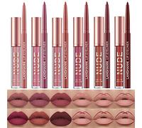 Petansy 6 couleurs Jelly Lipstick Heart Shape Lipstick Set sérum Plumping baume à lèvres Ultra hydratant Gloss à lèvres lisse pour femmes maquillage (12 Colors)