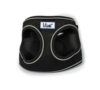 PETBLIS Step in Mesh Harnais pour Chien Noir Taille M 1 kg