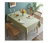 PETBNA Nappe enduite TPU imperméable Universelle pour Table et Table Basse Facile d'entretien Vert A 130 * 200 cm