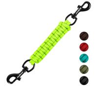 PetBonus Clip de Collier Chien, Sangle de Sécurité Fait Main pour Harnais | Sangle Sécurité Collier Chien pour Harnais et Colliers, Fermoir à Double extrémité, Secours, Connecteur Laisse pour Marche