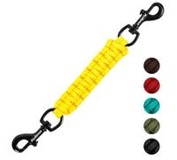 PetBonus Clip de Collier Chien, Sangle de Sécurité Fait Main pour Harnais | Sangle Sécurité Collier Chien pour Harnais et Colliers, Fermoir à Double extrémité, Secours, Connecteur Laisse pour Marche