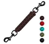 PetBonus Clip de Collier Chien, Sangle de Sécurité Fait Main pour Harnais | Sangle Sécurité Collier Chien pour Harnais et Colliers, Fermoir à Double extrémité, Secours, Connecteur Laisse pour Marche