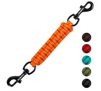 PetBonus Clip de Collier Chien, Sangle de Sécurité Fait Main pour Harnais | Sangle Sécurité Collier Chien pour Harnais et Colliers, Fermoir à Double extrémité, Secours, Connecteur Laisse pour Marche